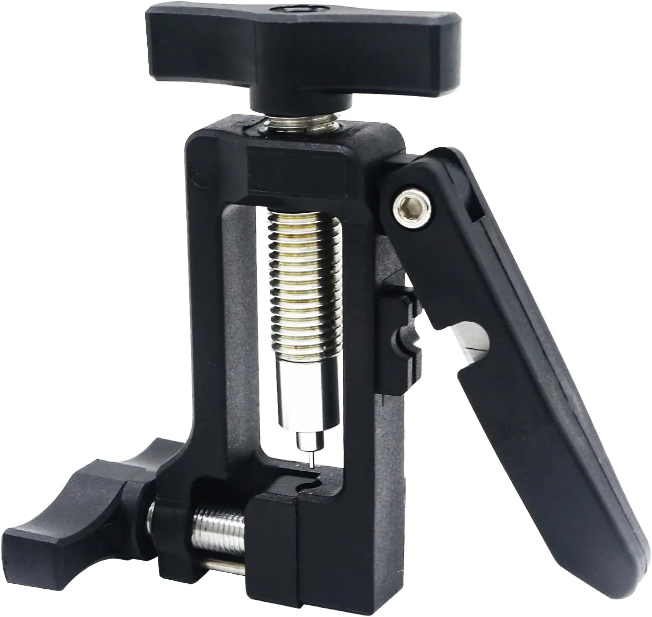 2 in 1 Plastic Needle Driver Insertion and Hydraulic Hose Cutter Tool for Bicycle MTB Road Bike Brake Repair, Lightweight Brake Line Cutter and Oil Fitting Install