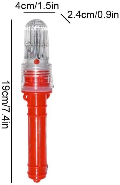 3 PCS Boat Flares, 2025 New Electronic Boat Flare Coast Guard Approved, Waterproof Emergency Signals, Boat Safety Kit for Fishing Nets, Buoys & Boats