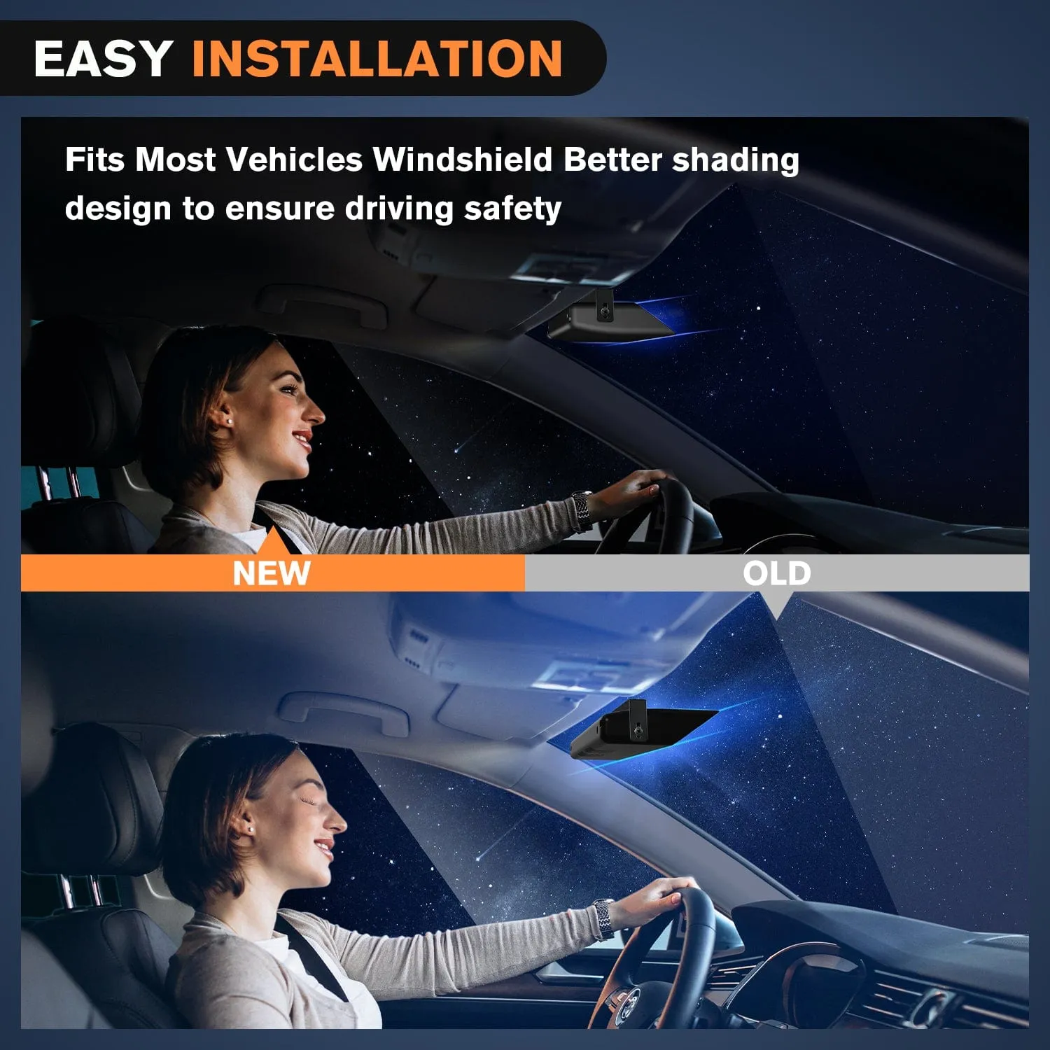 32LED Red Blue Suction Cups Emergency Dash Strobe Lights