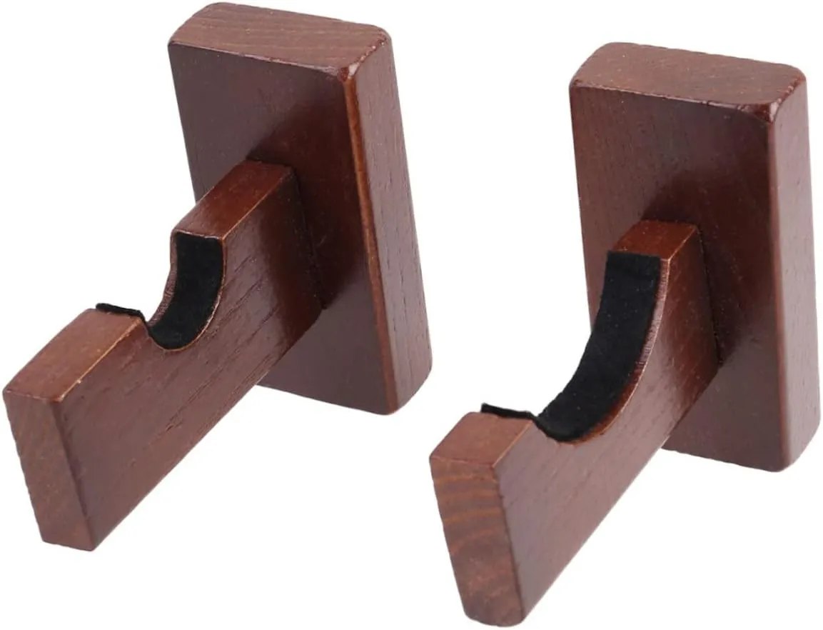 BESPORTBLE Hockey Stick Bat and Softball Baseball Bats Case Display Stand Bat Rack Mount Baseball Bat Wooden Brown
