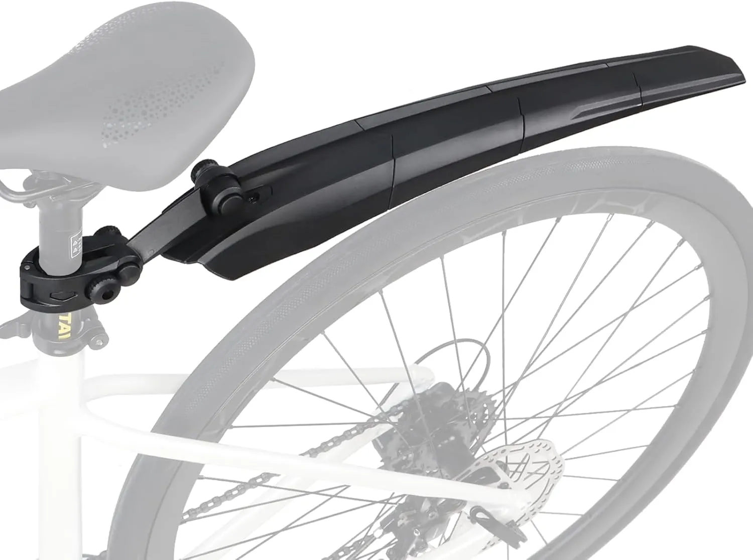 Bike Fender,Mudguard Universal Quick Disassembly Bicycle Mudguard for All Mountain Bike/Road Bike/MTB, Suitable for Sizes 24-29 Inch (Rear Fender)