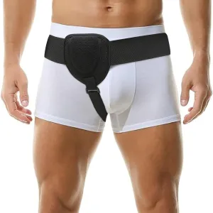 COSTICA Hernia Belts for Men, Inguinal Hernia Support Belt for Men and Women, Adjustable Groin Belt Fits Left or Right Side, Support Truss for Inguinal, 1 Removable Compression Pad, 1 PCS, L/XL