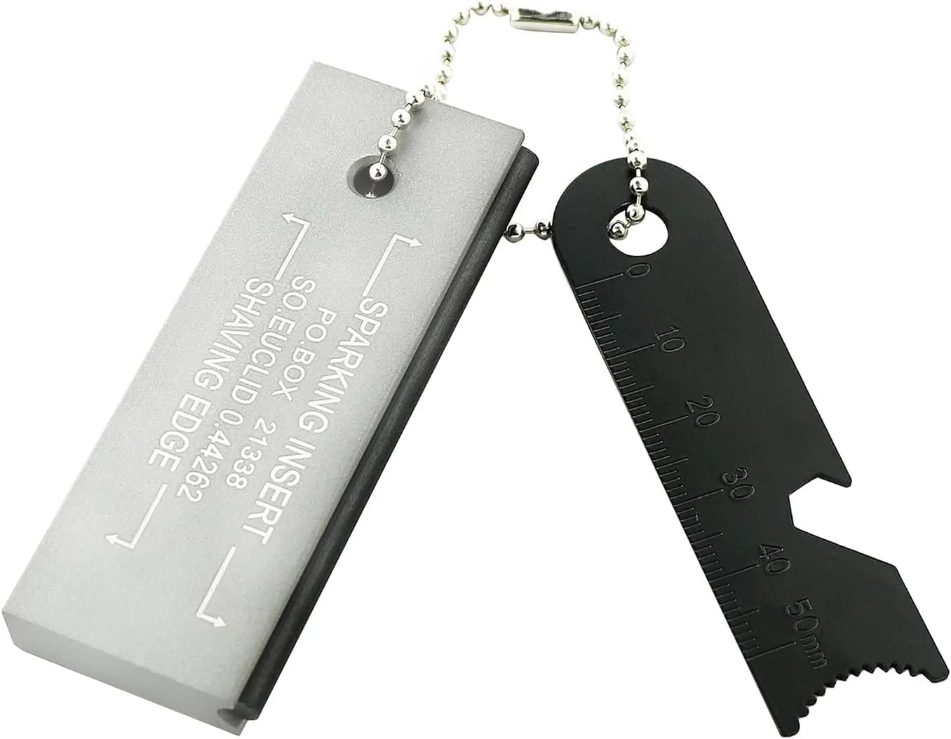 COTOUXKER Flint Fire Starter, Fire Starter Survival Tool with Magnesium and Ferro Rod for Camping Hiking Outdoor Survival, Black
