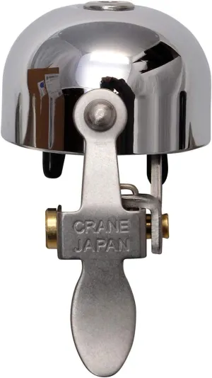 Crane Bike Bell E-Ne Bicycle Bell, Made in Japan for Road Bikes or Mountain Bikes, Fits All Handle Bar Sizes & Types