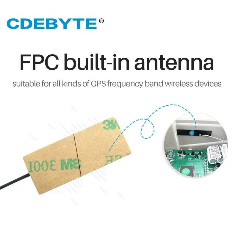 Ebyte TXGB-FPC-3615 1575.42MHz Antenna 3dBi IPX-1 Built-in FPC Antenna GPS Vertical Polarization Omnidirectional Radiation IoT