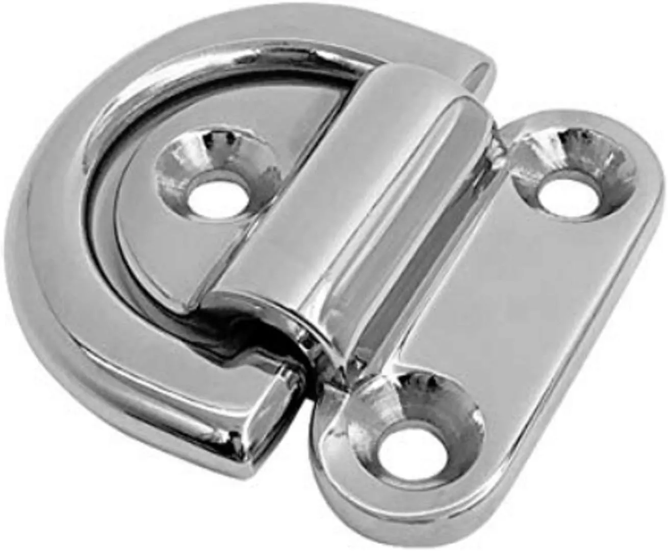Four Marine Grade Stainless Steel Folding Pad Eye 1/4"
