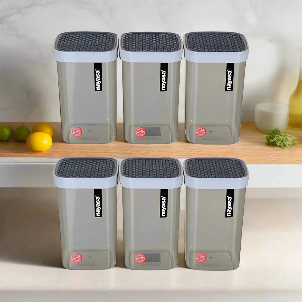 Fusion Plastic Containers 1500ml, Set of 6