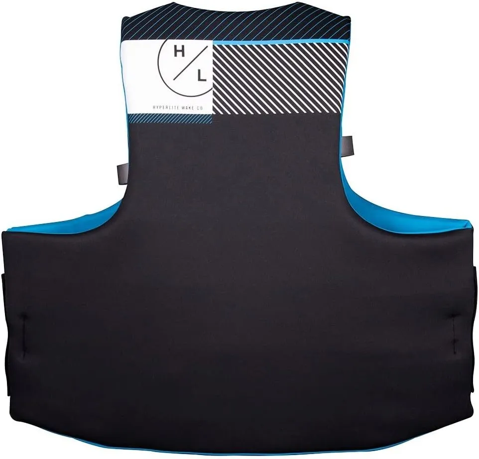 HYPERLITE Men's Indy HRM NEO Black and Gray Life Vest