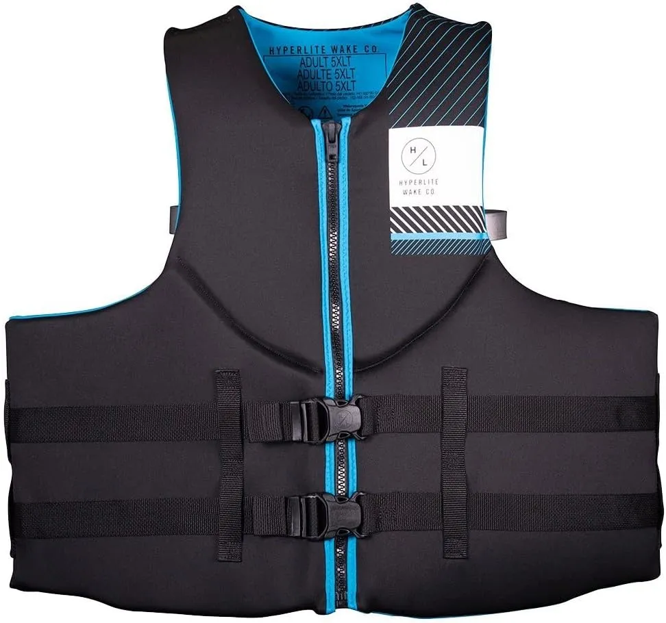 HYPERLITE Men's Indy HRM NEO Black and Gray Life Vest