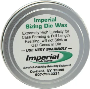 Imperial Redding Sizing Die Wax 2 Ounce Tin Md: 07600