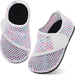 LeIsfIt Toddler Water Shoes Girls Boys Swim Beach Shoes Barefoot Aqua Socks Kids Non-Slip Water Socks