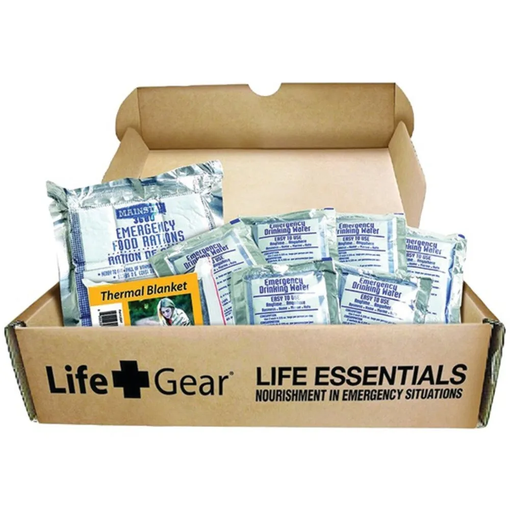 Life Gear LG329 Life Essential 72-Hour Food & Water Kit