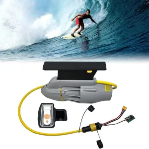 Surfing Fins, Paddleboard Electric Power Conversion Kit for Hard SUPs, 12V Battery Electric Fin Stand Up Paddle Board Surf Board Kayak Surfboard Rechargable for Surfboards