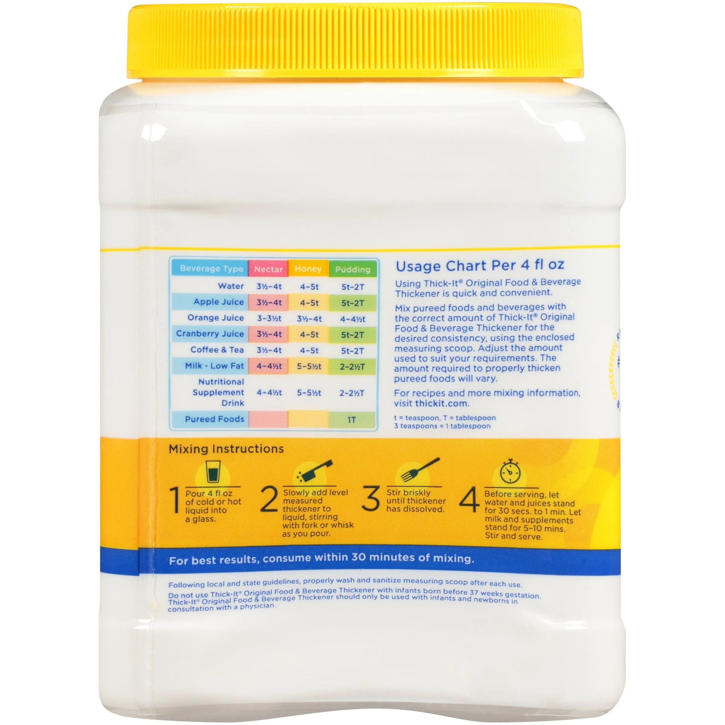 Thick-It® Ready to Use Original Food & Beverage Thickener, 10 oz. Canister