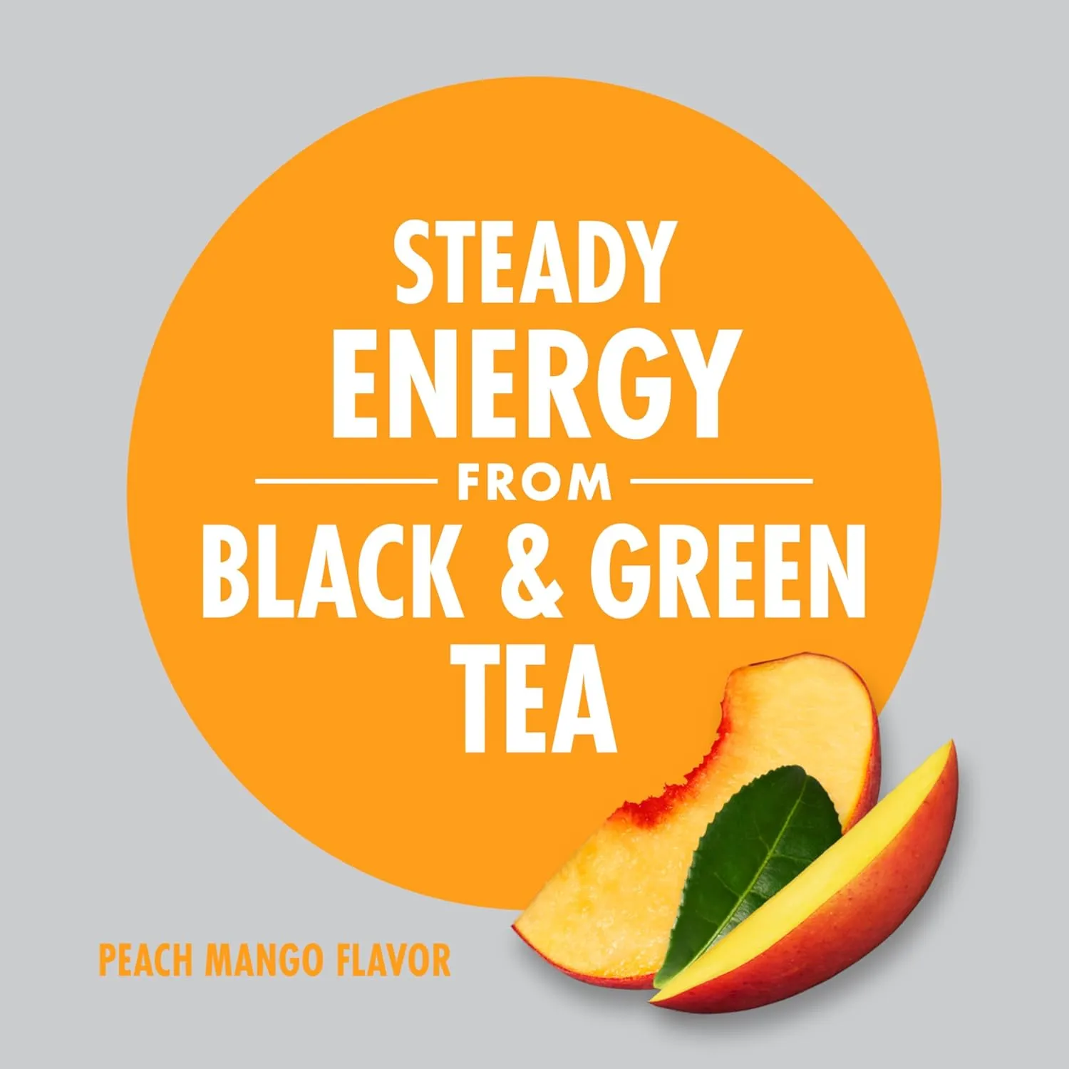 V8  Energy Peach Mango Juice Energy Drink, 8 fl oz Can (24 Pack)