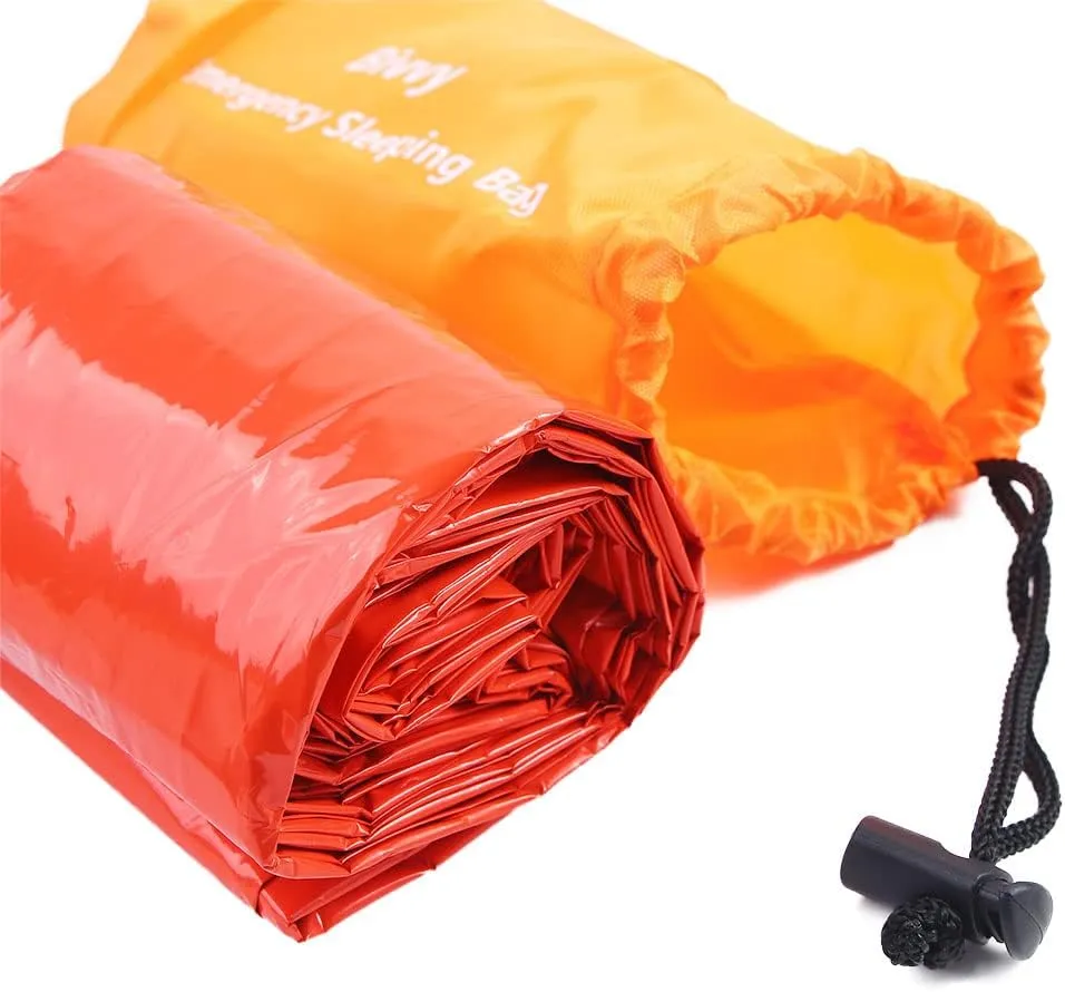 Vctitil Sleeping Bags Waterproof Lightweight Thermal Emergency Sleeping Sack Survival Blanket Bags Camping Hiking Outdoor Activities