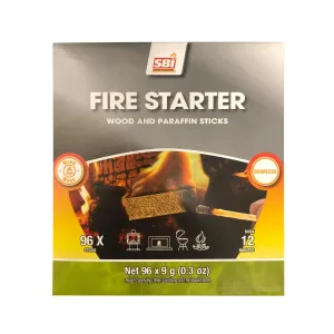 WOOD PARTICLES & WAX FIRE STARTER