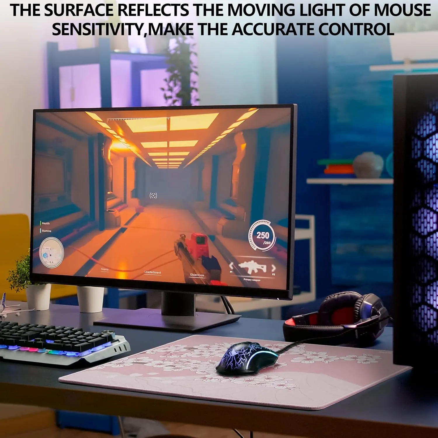 X-Raypad Aqua Control 2 Gaming Mouse Pad, Ultra-High Precision Mouse Pad with Perfect Speed and Control Capability, Consistent X and Y Glide, Designed for Fps Players with Low DPI Requirements